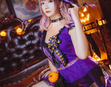 星之迟迟 紫装女巫壁纸