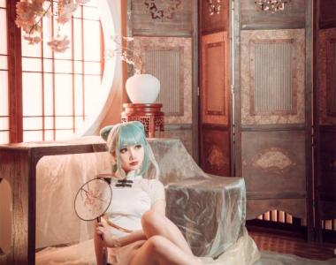 面饼仙儿 旗袍壁纸